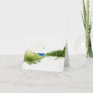 Dunes at the Beach Christmas card