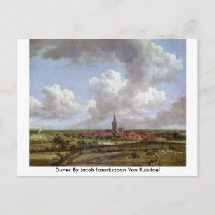 Dunes By Jacob Isaackszoon Van Ruisdael Postcard