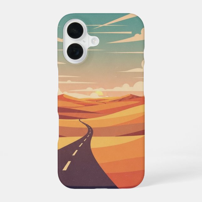 Duneside Road iPhone 16 Case (Back)