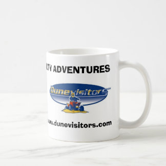Dunevisitors logo, ATV ADVENTURES, www.dunevisi... Coffee Mug