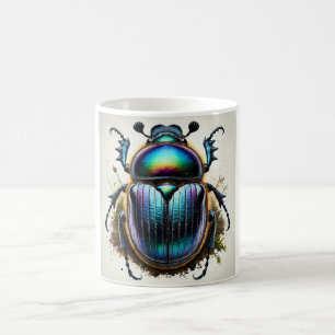 dung beetle 161024AREF125 - Watercolor Coffee Mug
