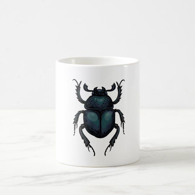Dung beetle coffee mug (Center)