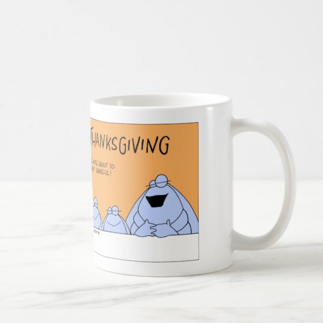 Dung beetle Thanksgiving Coffee Mug (Right)
