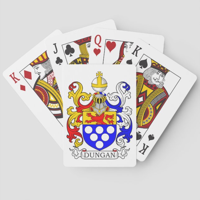 Dungan Coat of Arms Playing Cards (Back)