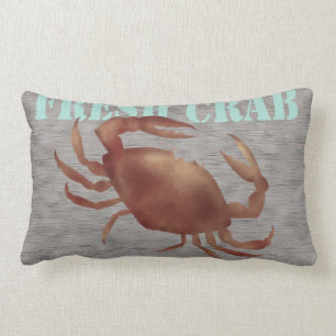 Dungeness Crab Throw Pillow