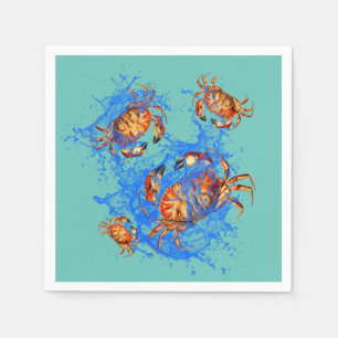 Dungeness Crabs     Napkin