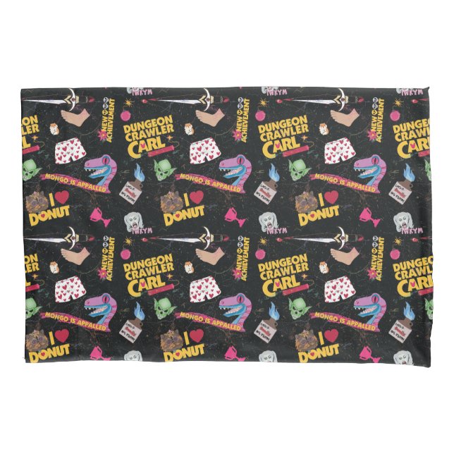 Dungeon Crawler Carl collage Pillowcase (Front)