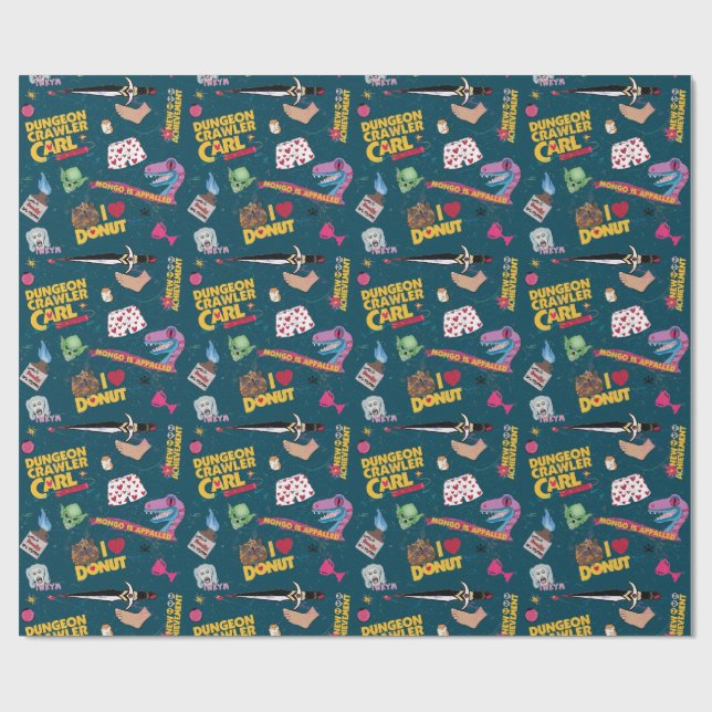 Dungeon Crawler Carl Wrapping Paper Blue (Flat)