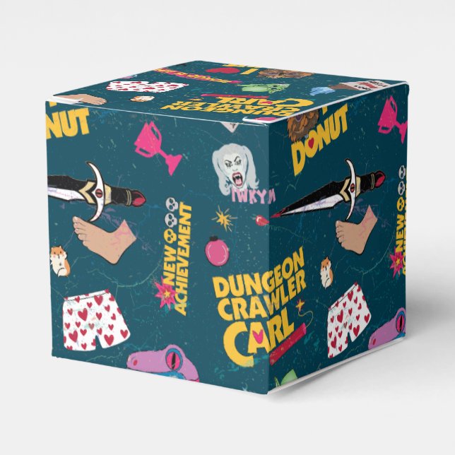 Dungeon Crawler Carl Wrapping Paper Blue Favour Box (Front Side)