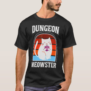 Dungeon Hidden Meowster Rpg Dice Legendary Valley T-Shirt