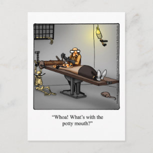 Dungeon Humour "Potty Mouth" Postcard