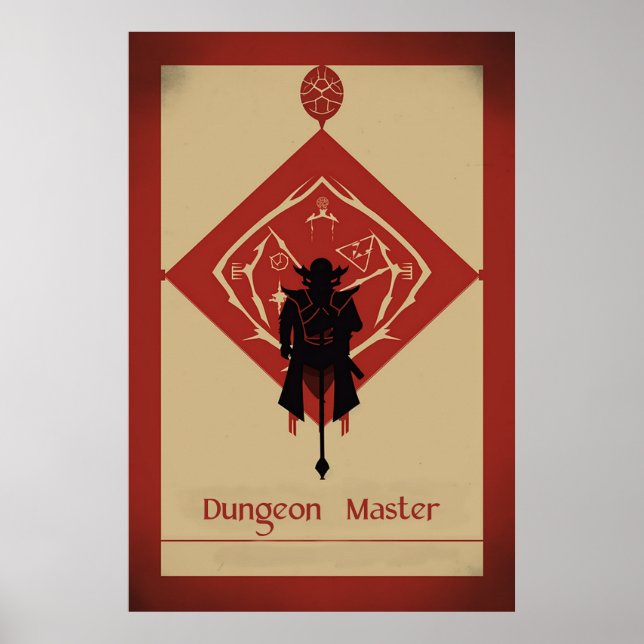 Dungeon Master Minimalist Poster (Front)