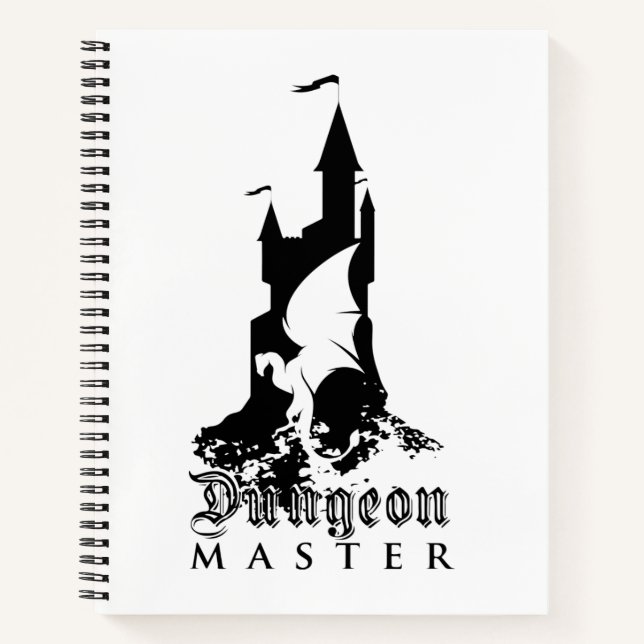 Dungeon Master Tower & Dragon Notebook (Front)