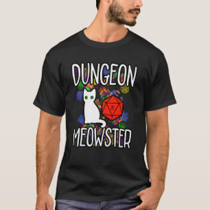 Dungeon Meowster  Best Rpg & Cat Lover Ever  2021 T-Shirt
