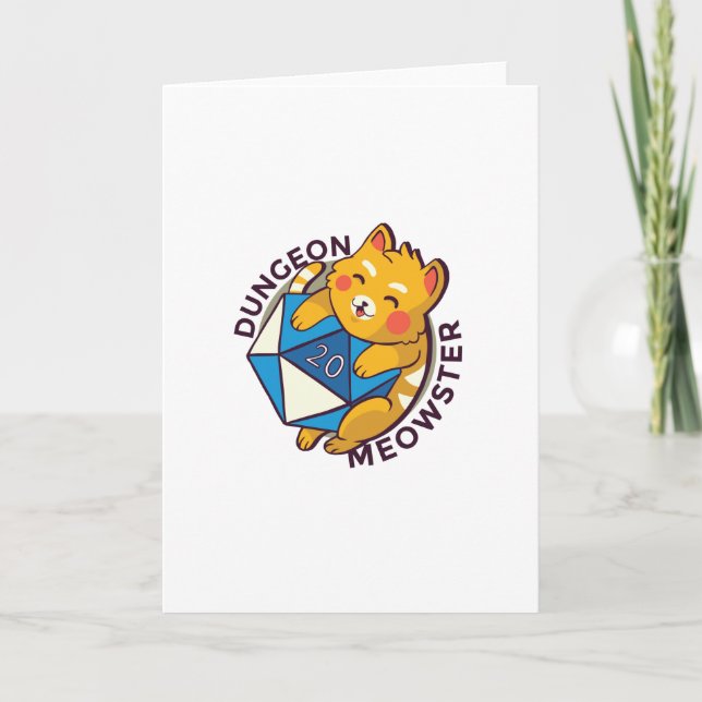 Dungeon meowster card (Front)