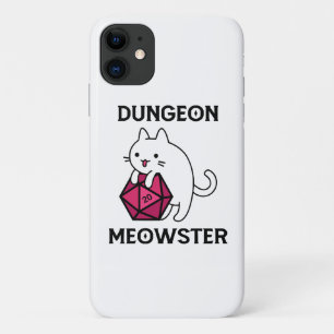 Dungeon Meowster Cat Funny iPhone 11 Case