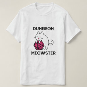 Dungeon Meowster Cat Funny T-Shirt