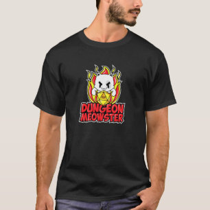 Dungeon Meowster Fantasy Rpg Dm Cat Board Game T-Shirt