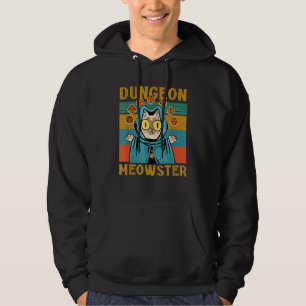 Dungeon Warriors Meowster RPG Tabletop Gaming DM R Hoodie