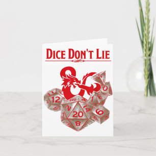 Dungeons & Dragons Red Dice Don't Lie Card