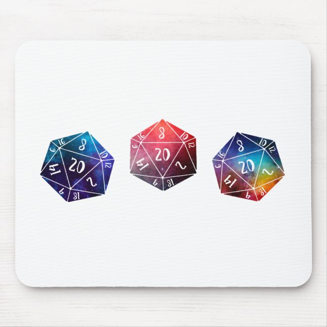 Dungeons and Dragons, D20 Mouse Pad (Front)