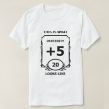 Dungeons and Dragons Dexterity T Shirt