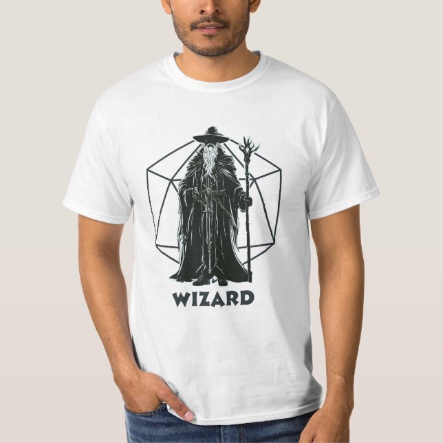 Dungeons and Dragons Wizard T-shirt (Front)
