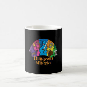 Dungeons and Meeples Vintage Coffee Mug