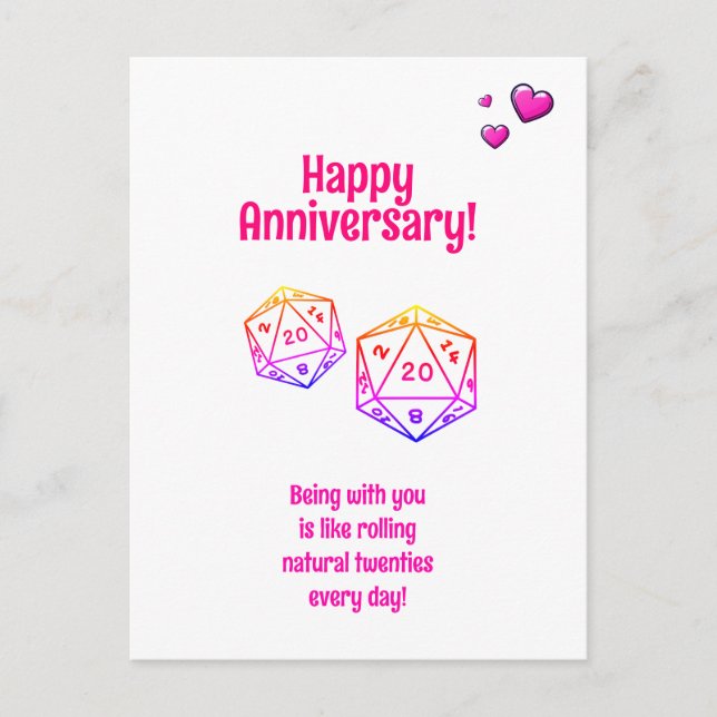 Dungeons & Dragons Anniversary Postcard (Front)