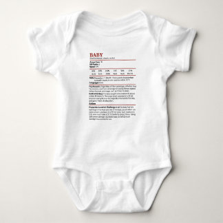 Dungeons & Dragons Baby Stat Block Baby Bodysuit