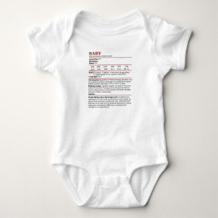 Dungeons & Dragons Baby Stat Block Bodysuit