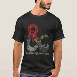 Dungeons  Dragons Dragon Ampersand Logo  T-Shirt