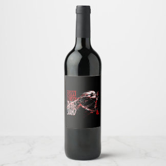 Dungeons & Dragons Evil Falls When Heroes Stand Wine Label