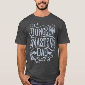 Dungeons Dragons Fathers Day Dungeon Master Dad Fa T-Shirt
