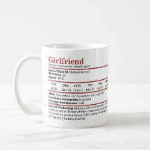 Dungeons & Dragons Girlfriend Stat Mug