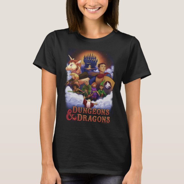 Dungeons & Dragons Group Shot Epic Poster T-Shirt (Front)
