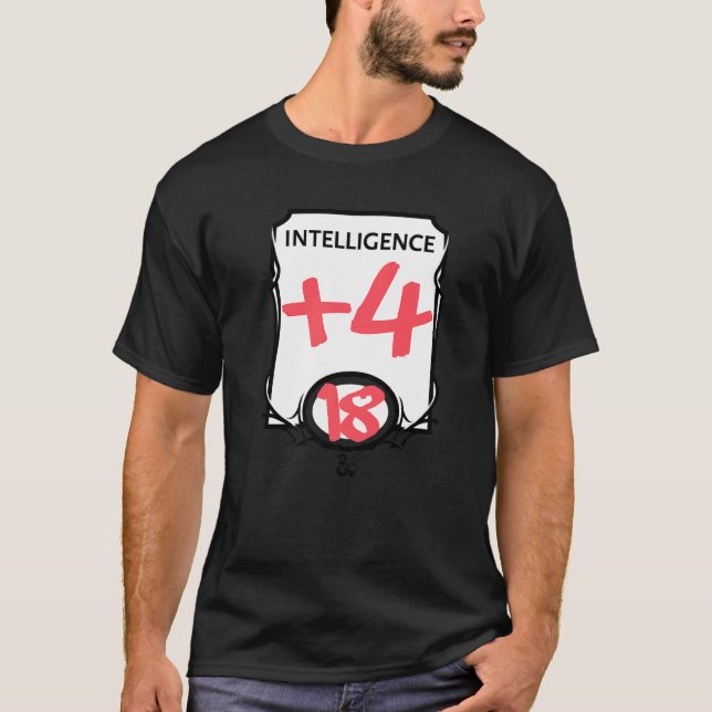 Dungeons & Dragons Intelligence   T-Shirt (Front)