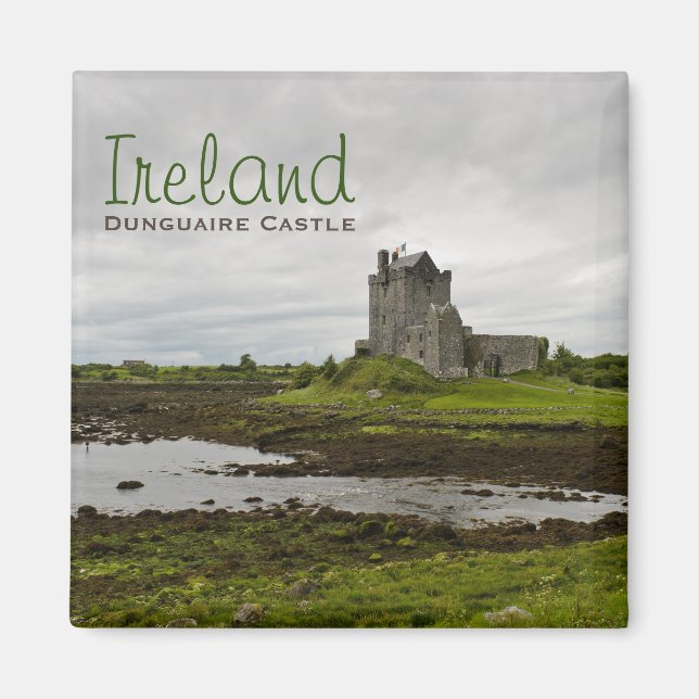 Dunguaire castle, Ireland text magnet (Front)