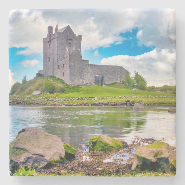 Dunguaire Castle Stone Coaster (Front)