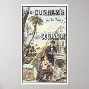 Dunhams Cocoanut Poster
