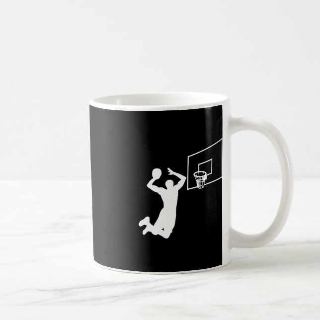 Dunk Basketball Player Slam Dunk Baller Basketball Coffee Mug (Right)