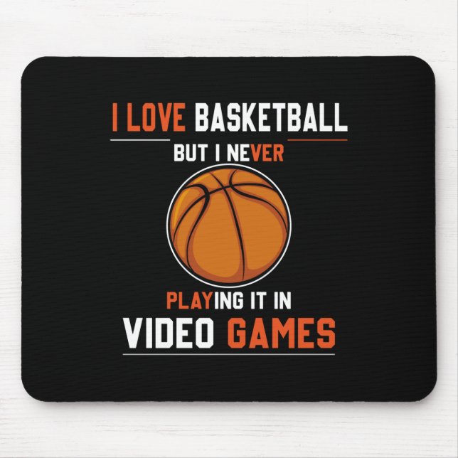Dunk  cute basketball coach mouse pad (Front)