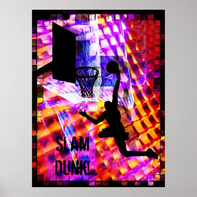 Dunk in Electric Light Chaos Poster (Front)