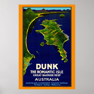 Dunk Island Vintage Poster