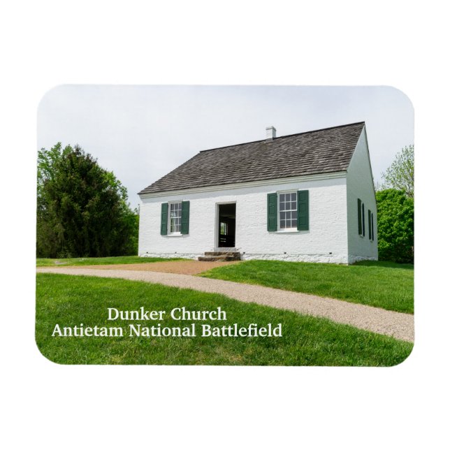 Dunker Church in Antietam Magnet (Horizontal)