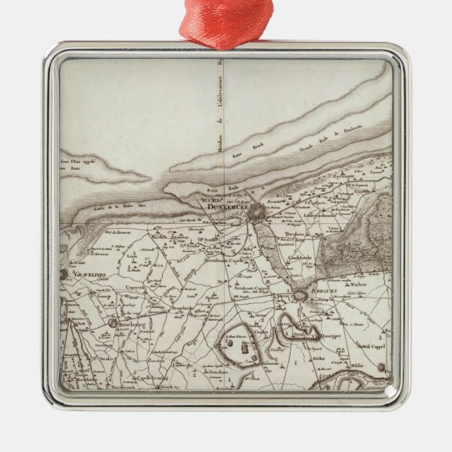 Dunkerque Metal Tree Decoration (Front)