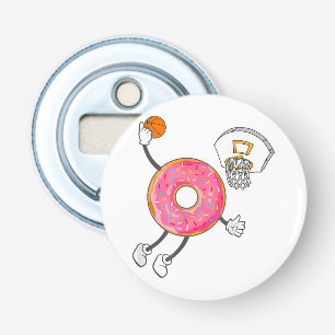 Dunking Doughnut Hole Food Champ Bottle Opener