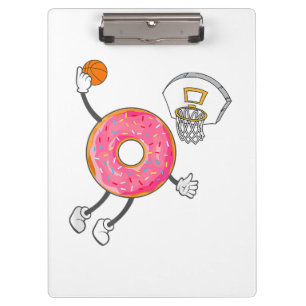 Dunking Doughnut Hole Food Champ Clipboard