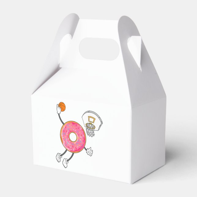 Dunking Doughnut Hole Food Champ Favour Box (Front Side)
