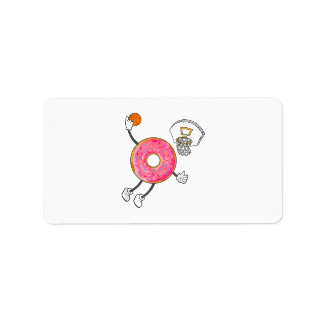 Dunking Doughnut Hole Food Champ Label (Front)